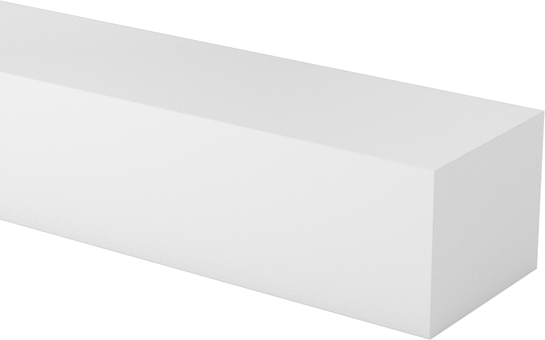 Esnek LDPE Levha, 2-1/2" Genişlik, 2" Kalın