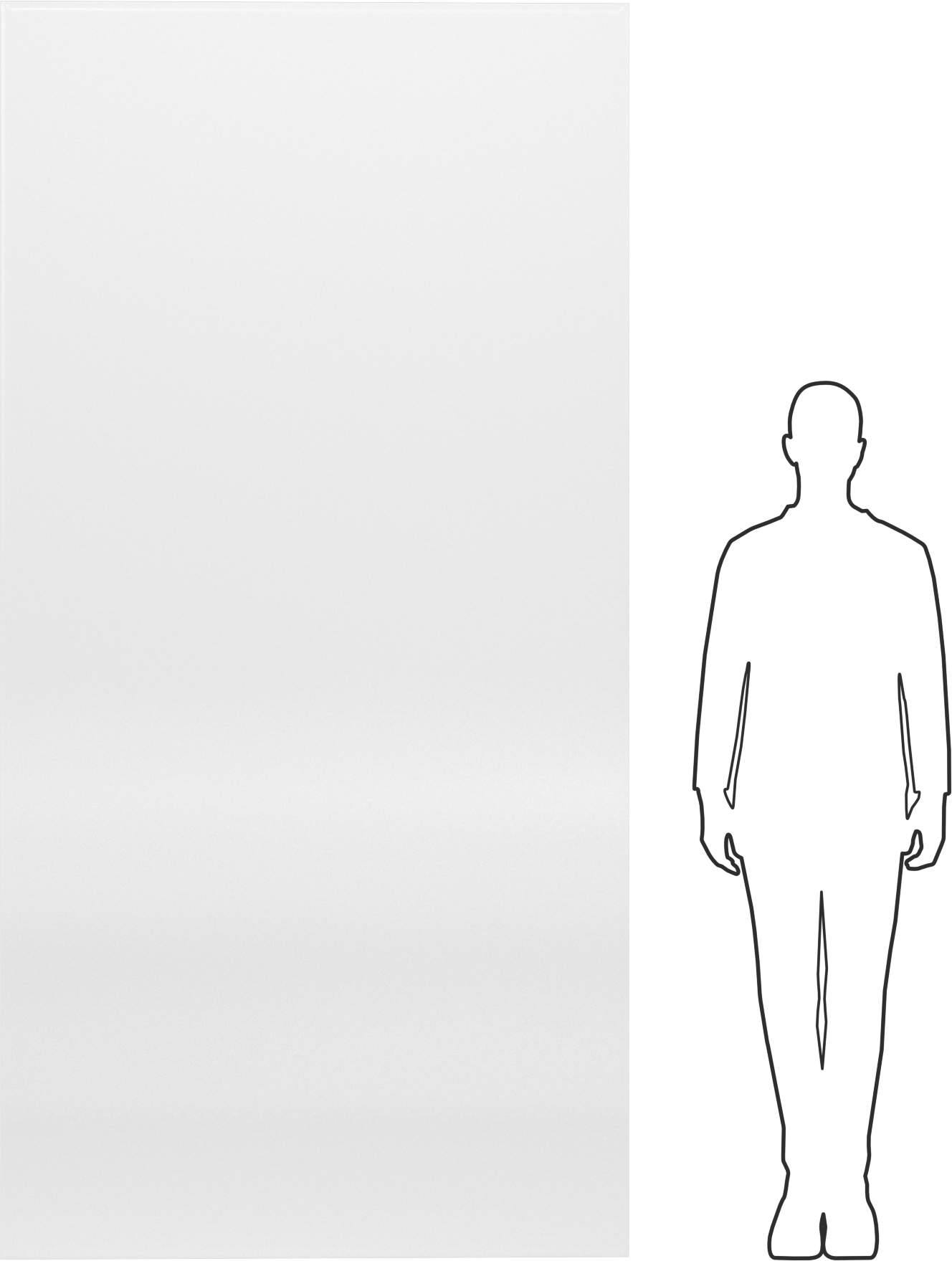 Şeffaf Çizilmeye ve UV'ye Dayanıklı Akrilik Levha, 48" x 96" x 3/16"
