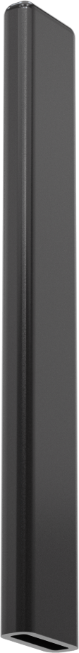 Dikdörtgen Kapaklar, 1/2“ x 1/8” Dış Çap için, 4-1/4" İç Yükseklik