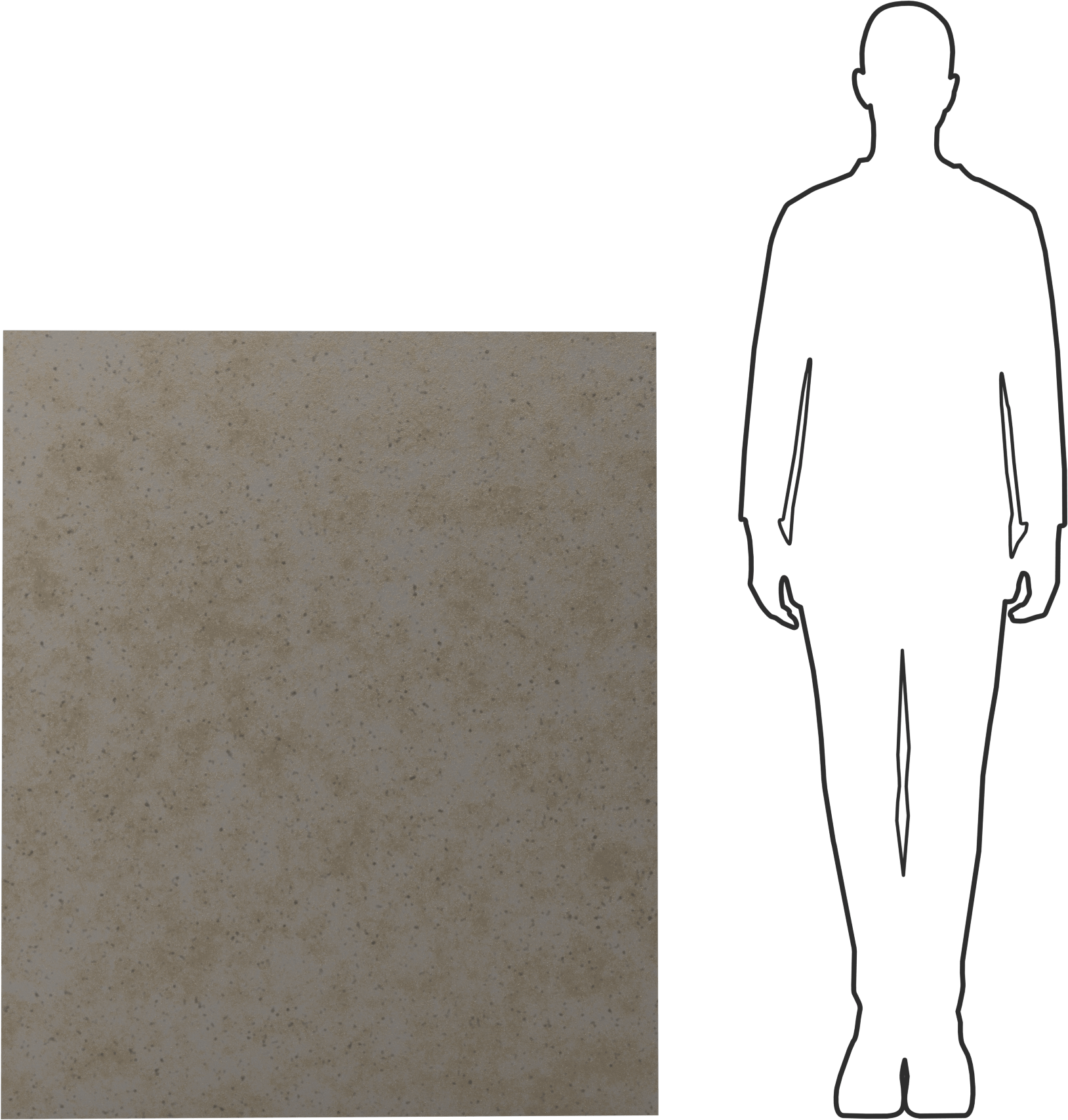 Esnek Ekstra Yüksek Sıcaklık Mika Levha, Elektrik Yalıtımlı, 39" x 47", 0,020" Kalınlık