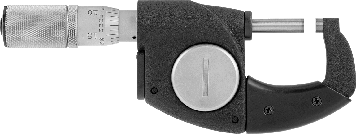 Elektronik Dış Mikrometre, Sertifikalı, Soğutucuya Dayanıklı, Starrett No. 733.1xfl-1