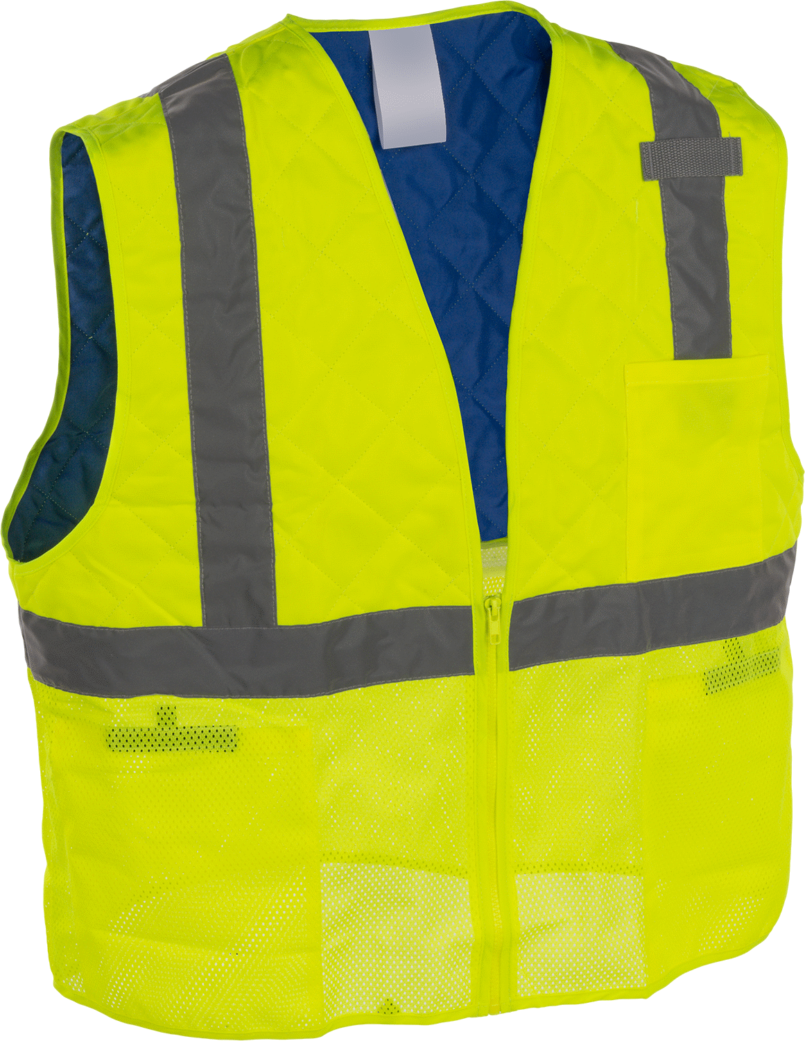 Yüksek Görünürlüklü Soğutma Yeleği, Polyester/Naylon Karışımlı Kumaş