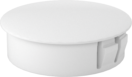 Kilitli Panel Tapaları, 32 mm iç çap için, 0,8-2,5 mm Panel Kalınlığı için, Beyaz