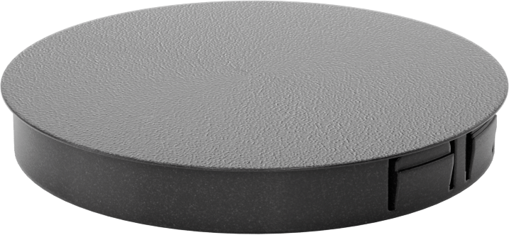 Kilitli Panel Tapaları, 5" İç Çap için, 0,016“-0,250” Panel Kalınlığı için, Siyah