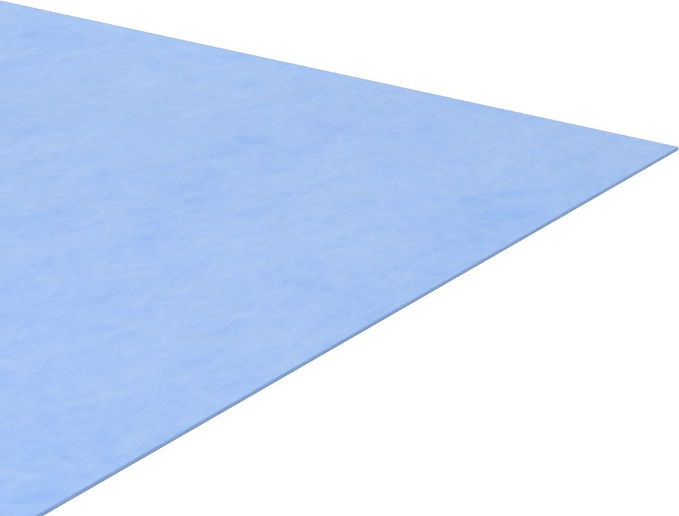 Yüksek Mukavemetli Conta Malzemesi, Ultra Kimyasal Dayanıklı PTFE, 15" x 15", 1/32" Kalınlık