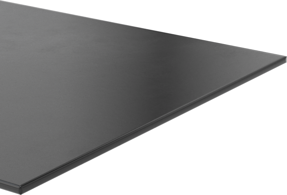 Viton® Floroelastomer Kauçuk Levha, Kimyasal Dayanıklı, Arka Yüzü Yapışkanlı, 6" x 6", 3/32" Kalınlık