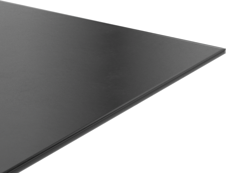 Viton® Floroelastomer Kauçuk Levha, Kimyasal Dayanıklı, 6" x 6", 1/16" Kalınlık