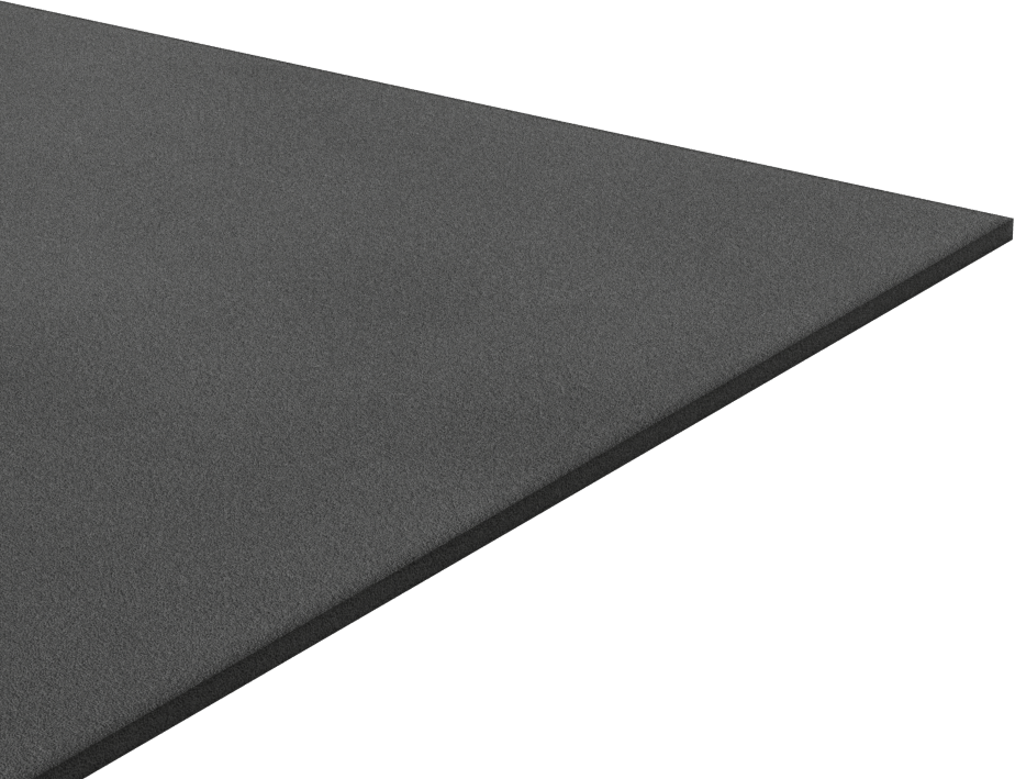 Yırtılmaya Dayanıklı Süper Yastıklama EVA Köpük Levha, 1/8" Kalınlık, 12" x 12"