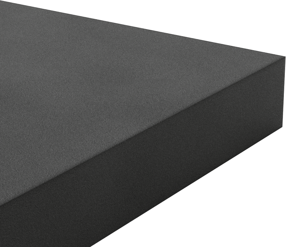 Yırtılmaya Dayanıklı Süper Yastıklama EVA Köpük Levha, 1-1/2" Kalınlık, 12" x 12"