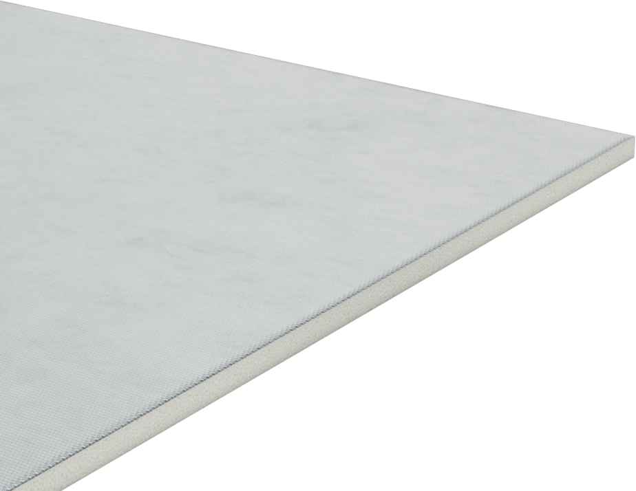 Alüminize Fiberglas Kaplı Silikon Köpük, Alev Geciktirici, Yapışkan Arka Yüzeyli, 0,2 inç Kalınlık, 12" x 12"