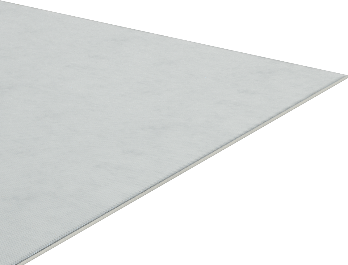 Alüminize Fiberglas Kaplı Silikon Köpük, Alev Geciktirici, Yapışkan Arka Yüzeyli, 0,1 inç Kalınlık, 24" x 24"