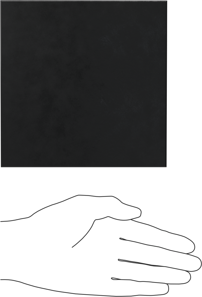 Hava Koşullarına Dayanıklı EPDM Kauçuk Levha, İçme Suyu için, 6" x 6", 1/32" Kalınlık
