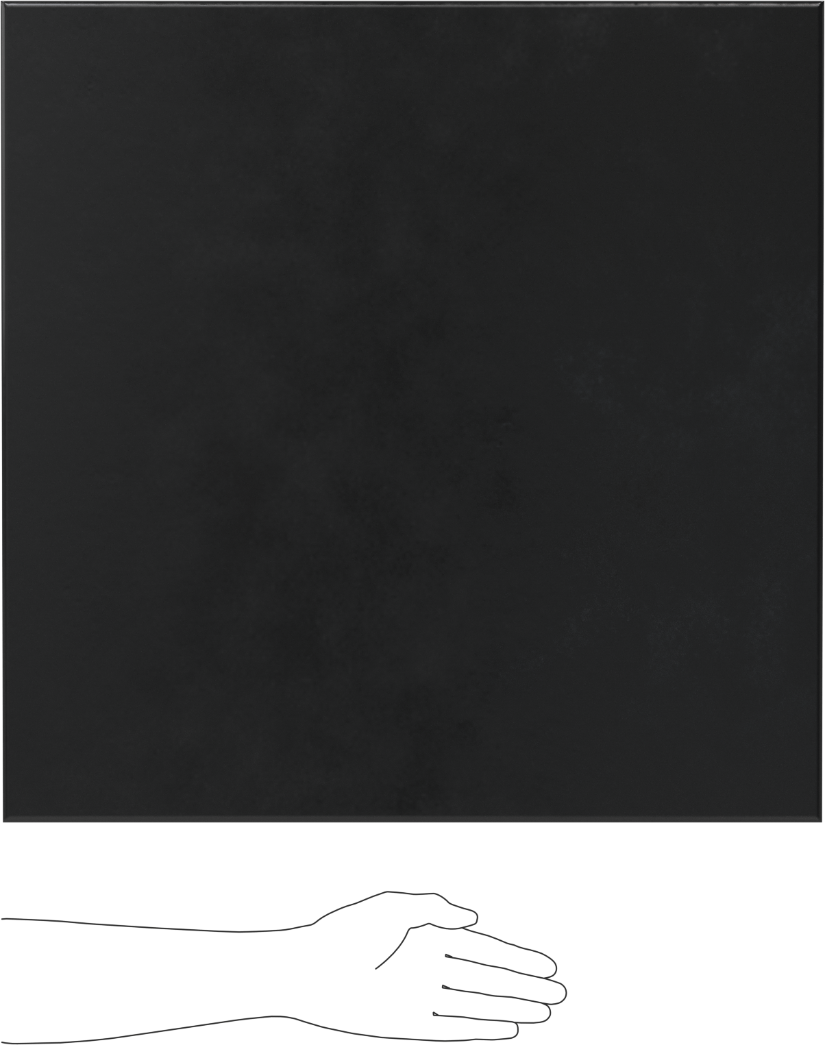 Hava Koşullarına Dayanıklı EPDM Kauçuk Levha, İçme Suyu için, 24" x 24", 1/32" Kalınlık