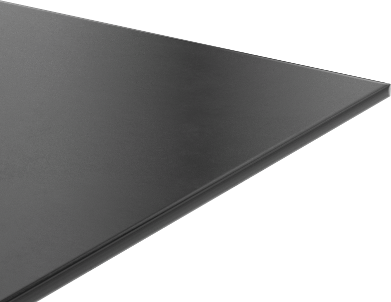 Hava Koşullarına Dayanıklı EPDM Kauçuk Levha, Arka Yüzü Yapışkanlı, 6" x 6", 3/32" Kalınlık