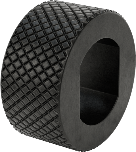 Plastik için Güçlü Tutuşlu Oluklu Burç, 1/2" Uzunluk, 1/2" Pim Çapı için