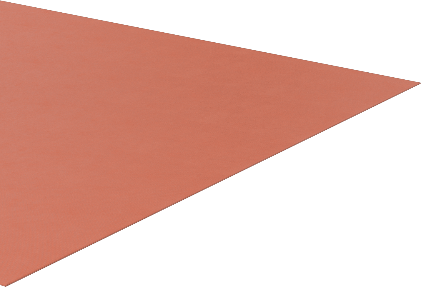 Kumaş Takviyeli Silikon Kauçuk Levha, Yüksek Sıcaklık, 36", 1/16" Kalınlık