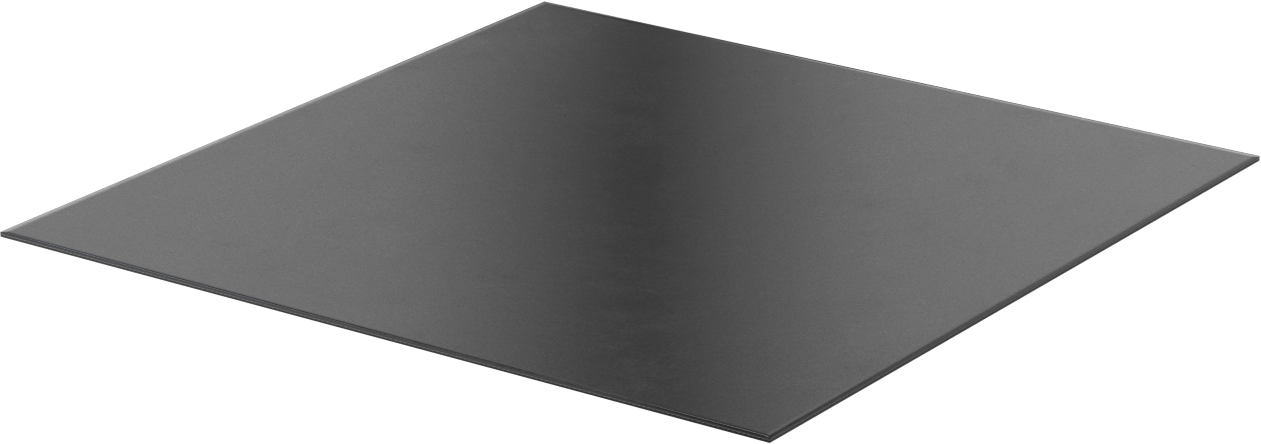Kumaş Takviyeli Aşınmaya Dayanıklı SBR Kauçuk, Levha, 12" x 12", 1/16" Kalınlık