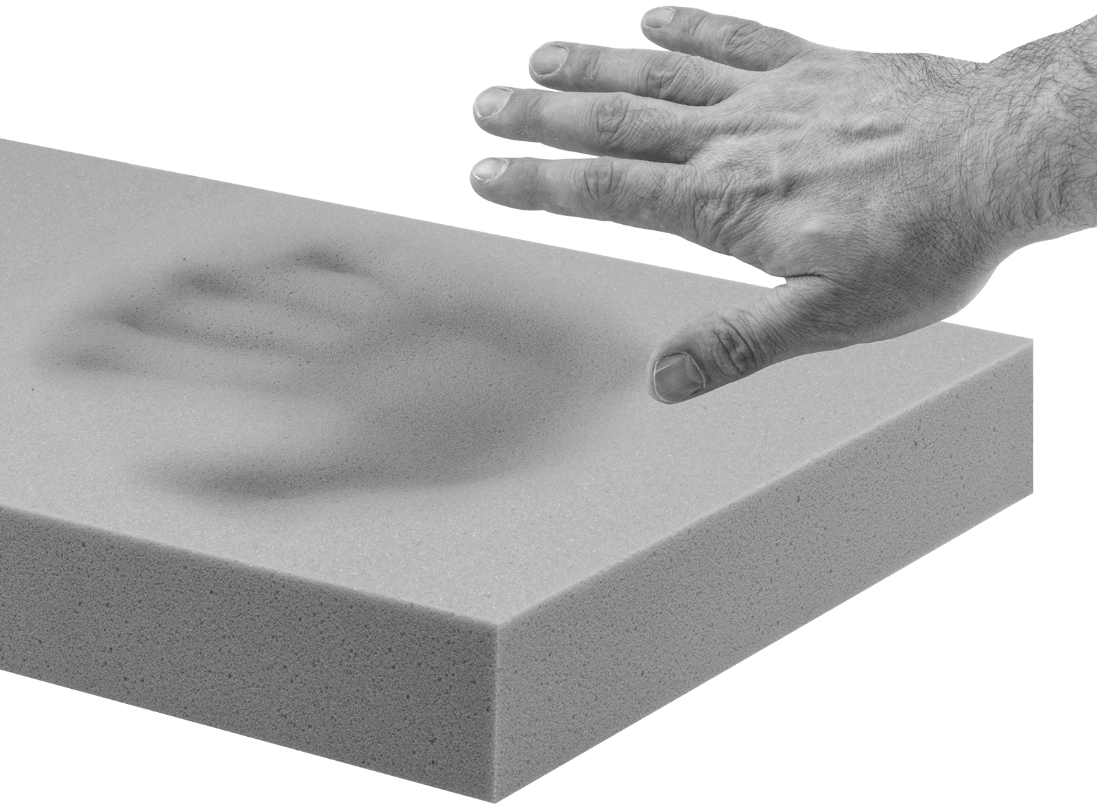 Süper Yastıklama Ultra Uyumlu Köpük Levha, 1/2" Kalınlığında Poliüretan, 12" x 12"