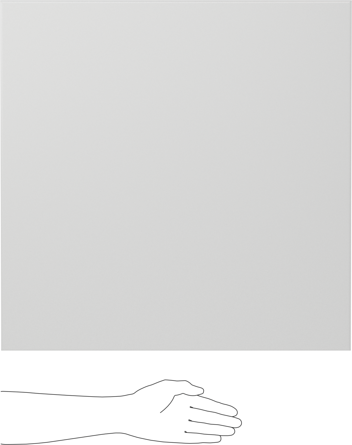 Neme Dayanıklı HDPE Levha, 24" x 24" x 1/4"