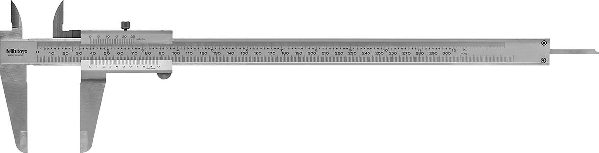 Vernier Kaliper, Mitutoyo 530-119, 0“ ila 12” ve 0 mm ila 300 mm Aralık
