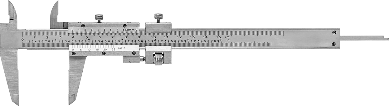 Hassas Ayarlı Vernier Kaliperi, 0“ - 6” Aralık