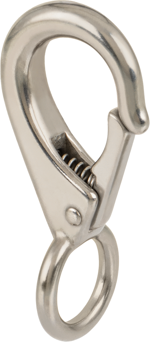 Gözlü 304 Paslanmaz Çelik Toka, 1/2" Çıtçıt Açılma Genişliği