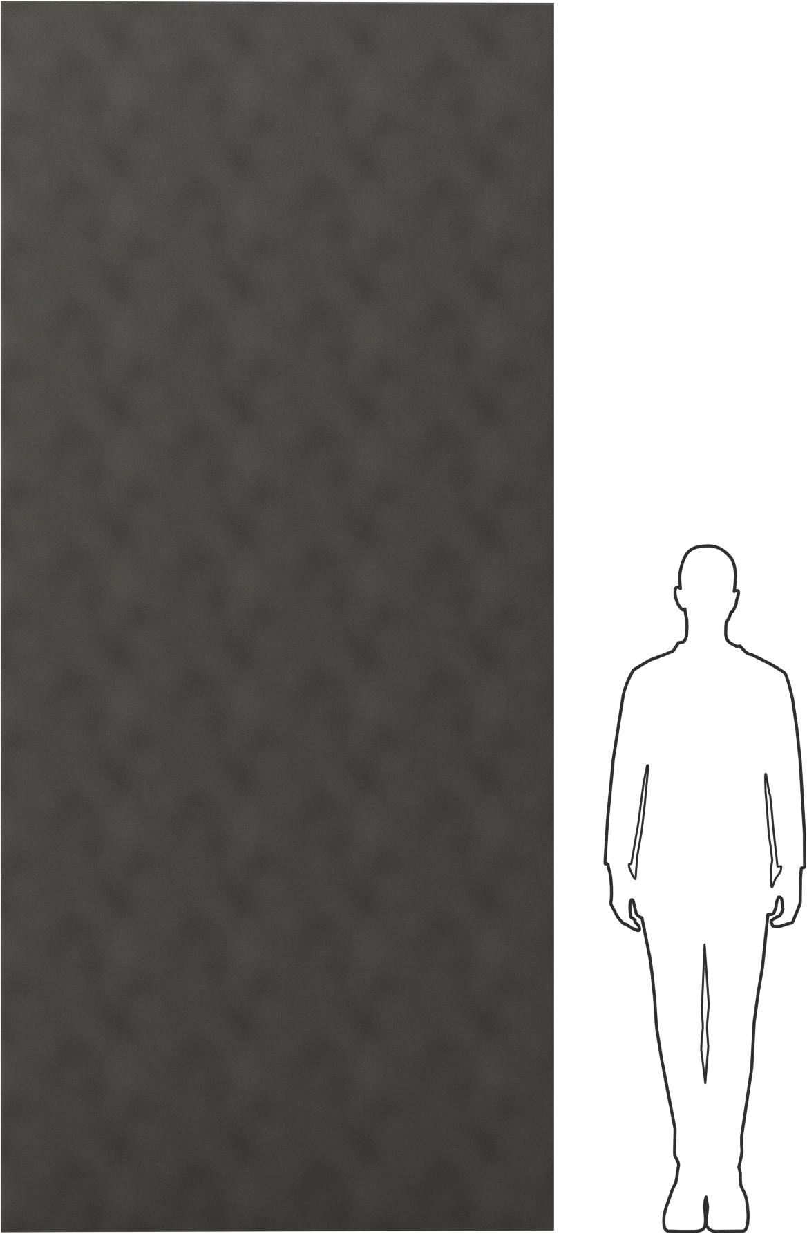 Alev Geciktirici Süper Yastıklama Köpük Levha, Arka Yüzü Yapışkanlı Poliüretan, 54" x 120" x 3/8"