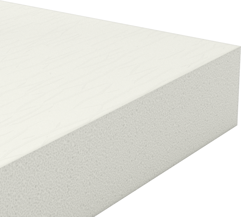 Esnek Silikon Köpük Levha, Alev Geciktirici, 6" x 6", 1" Kalınlık
