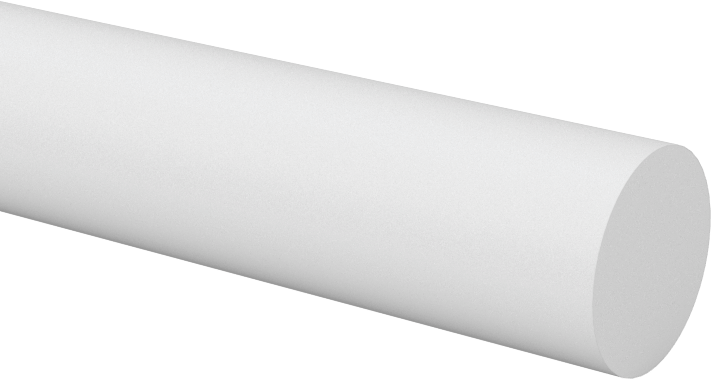 Neme Dayanıklı HDPE Çubuk, 3/8" Çap, 8 Fit Uzunluk