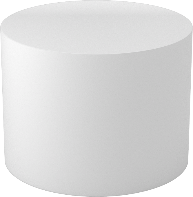 Neme Dayanıklı HDPE Çubuk, 4" Çap, 3" Uzunluk