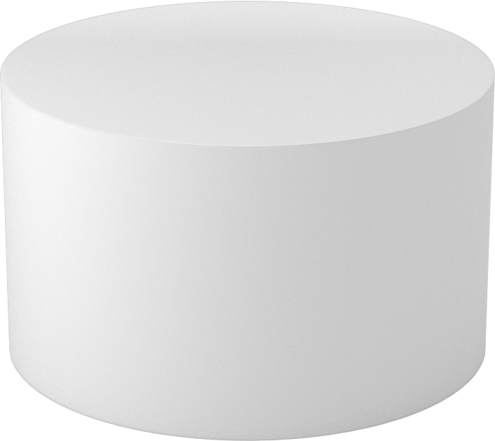 Neme Dayanıklı HDPE Çubuk, 5" Çap, 3" Uzunluk