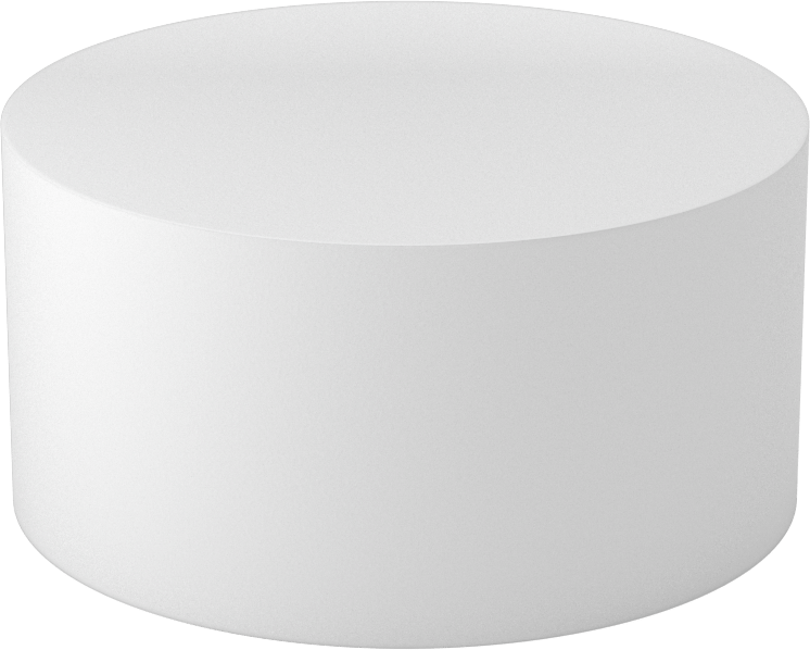 Neme Dayanıklı HDPE Çubuk, 6" Çap, 3" Uzunluk