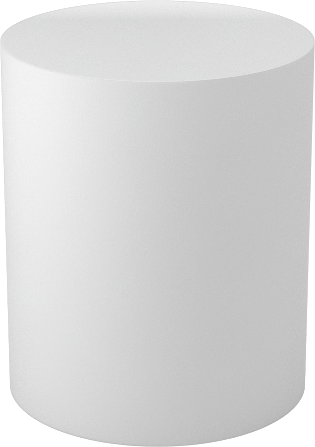 Neme Dayanıklı HDPE Çubuk, 5" Çap, 6 inç Uzunluk