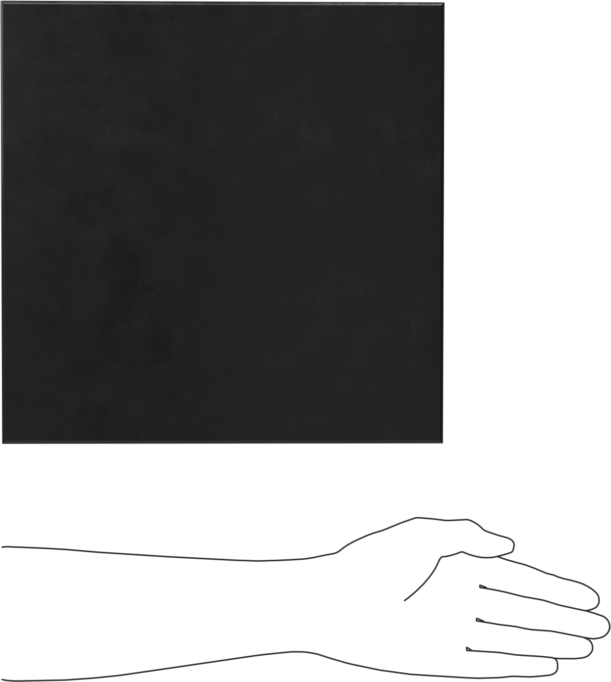 Yüksek Mukavemetli Viton® Floroelastomer Levha, Kimyasal Dayanıklı, 12" x 12", 1/32" Kalınlık