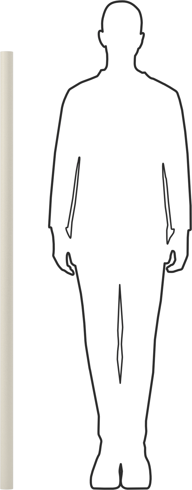 Aşınmaya Dayanıklı Naylon Tüp, Büyük Boy, 1/8" Duvar Kalınlığı, 1-3/4" OD, 1-1/2" ID, 5 Fit Uzunluk