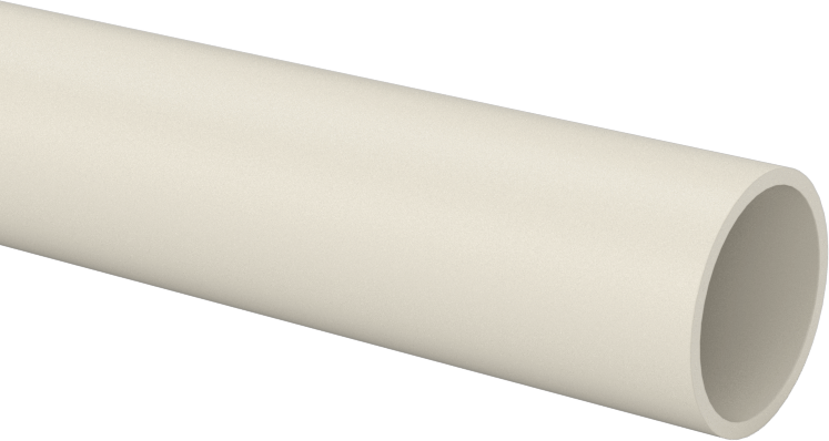 Aşınmaya Dayanıklı Naylon Tüp, 1/32" Duvar Kalınlığı, 1/2" OD, 7/16" ID, 5 Fit Uzunluk