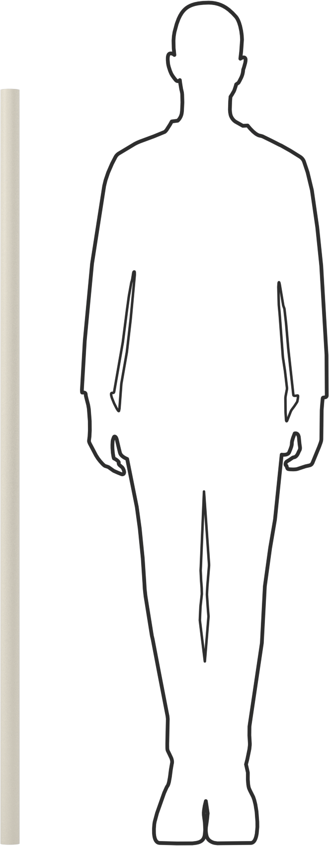 Aşınmaya Dayanıklı Naylon Tüp, Büyük Boy, 1/4" Duvar Kalınlığı, 1-1/2" OD, 1" ID, 5 Fit Uzunluk
