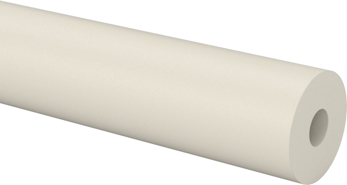 Aşınmaya Dayanıklı Naylon Tüp, 1/8" Duvar Kalınlığı, 3/8" OD, 1/8" ID, 5 Fit Uzunluk