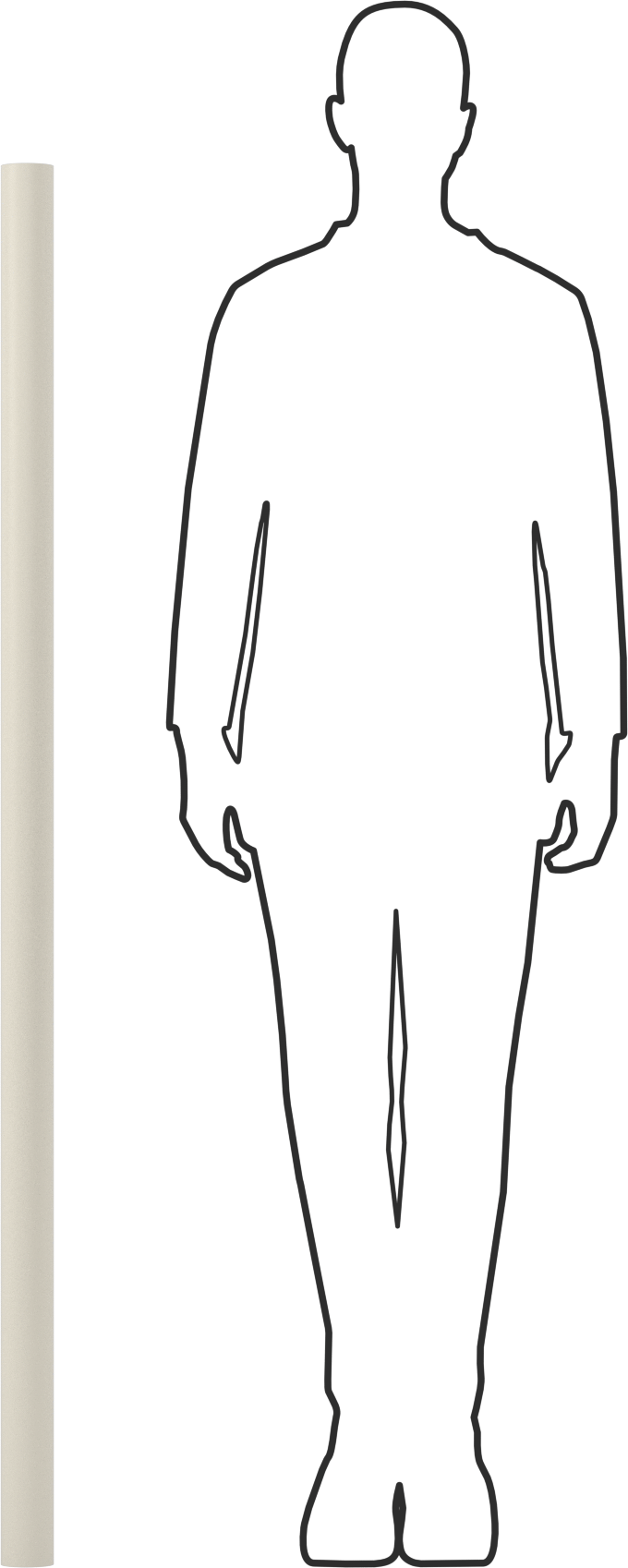 Aşınmaya Dayanıklı Naylon Tüp, Büyük Boy, 1/8" Duvar Kalınlığı, 2-1/4" OD, 2" ID, 5 Fit Uzunluk