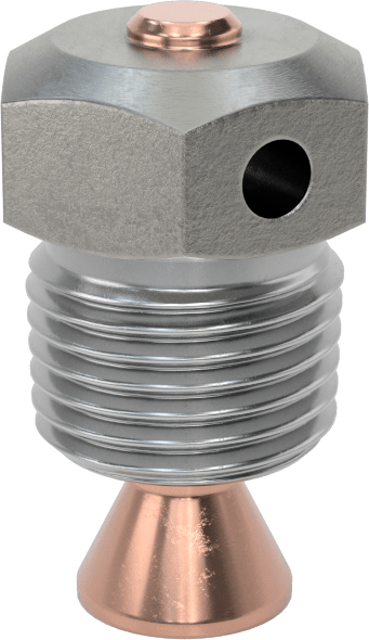 Havalandırma Deliği, Çelik, 1/8 NPT Erkek, 125 PSI Maksimum Basınç