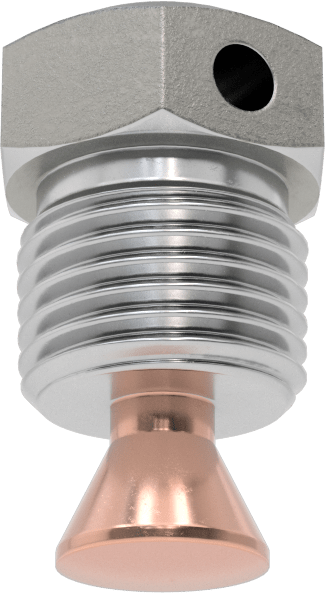 Havalandırma Deliği, Çelik, 1/8 NPT Erkek, 125 PSI Maksimum Basınç