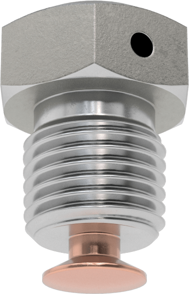 Havalandırma Deliği, Çelik, 3/8 NPT Erkek, 125 PSI Maksimum Basınç