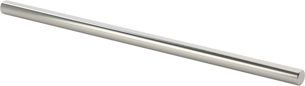 D-Profil Döner Mil, 303 Paslanmaz Çelik, 1/4" Çap, 6 inç Uzunluk