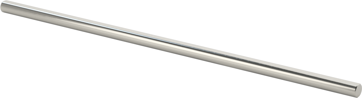 D-Profil Döner Mil, 303 Paslanmaz Çelik, 3/8" Çap, 12" Uzunluk