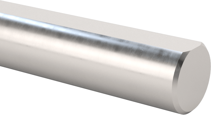 D-Profil Döner Mil, 1045 Karbon Çelik, 3/8" Çap, 36" Uzunluk