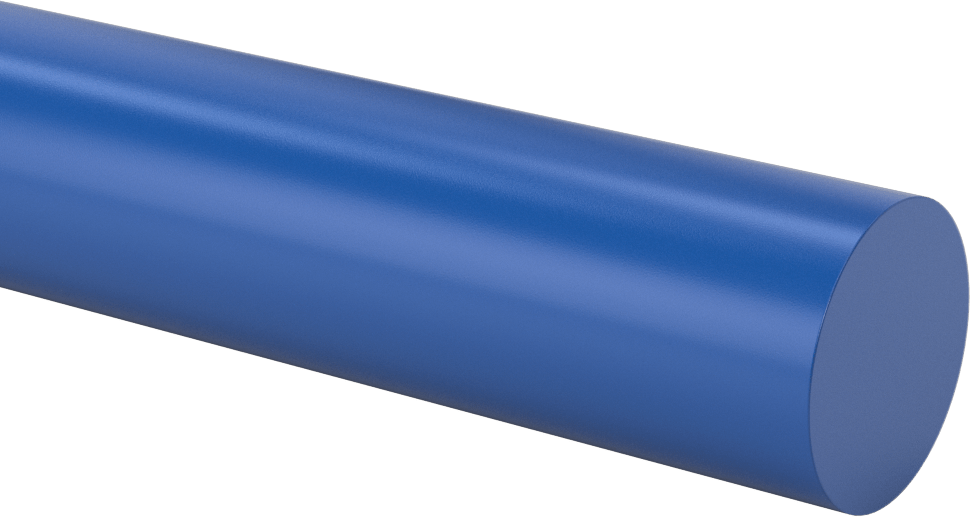 Isı ile Stabilize Edilmiş Aşınmaya Dayanıklı Döküm Naylon Çubuk, Kolay İşlenebilir, 1-1/2" Çap