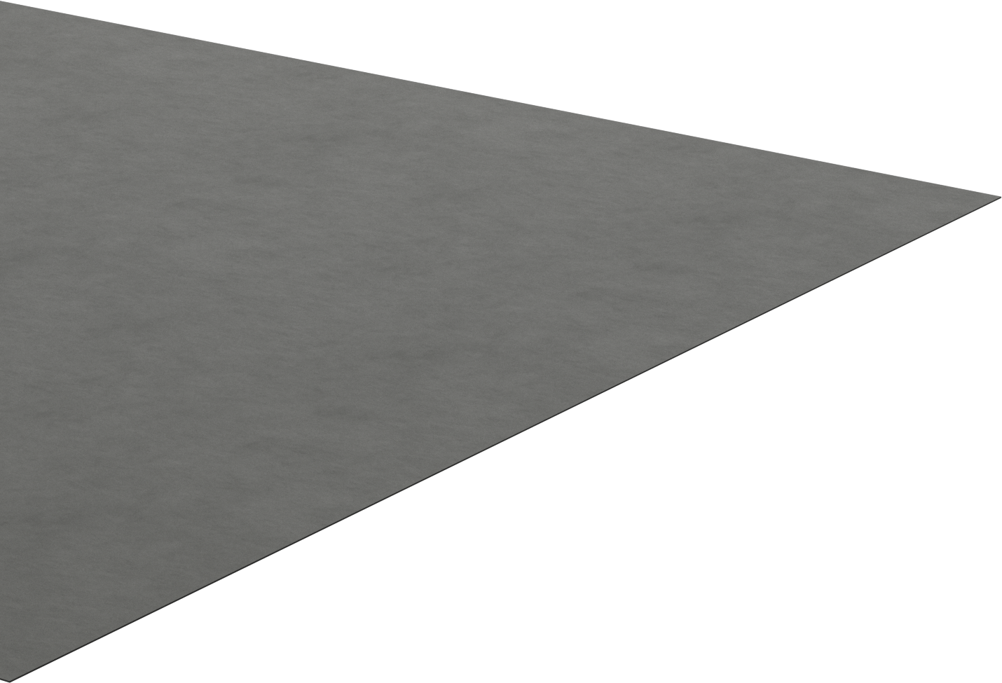Esnek Poliüretan Köpük Levha, Yapışkan Arka Yüzeyli, Sert, 36" x 54" x 1/32"