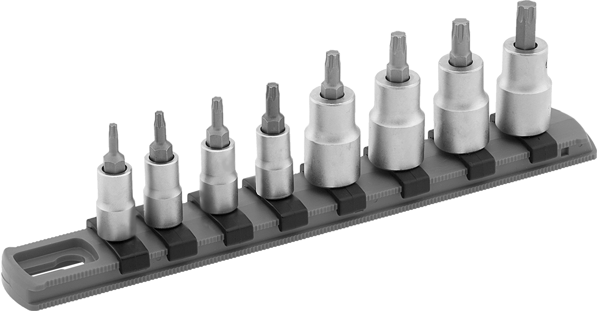 Torx-Plus Uçlu Soket, 8 Parça Set, 1/4“ ve 3/8” Kare Tahrik