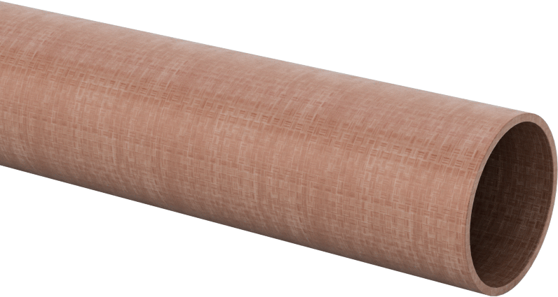 İşlenmesi Kolay Garolite LE Boru, 40" Uzunluk, 11/16" OD, 5/8" ID