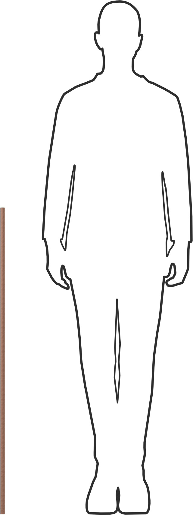 İşlenmesi Kolay Garolite LE Boru, 40" Uzunluk, 5/8" OD, 1/2" ID